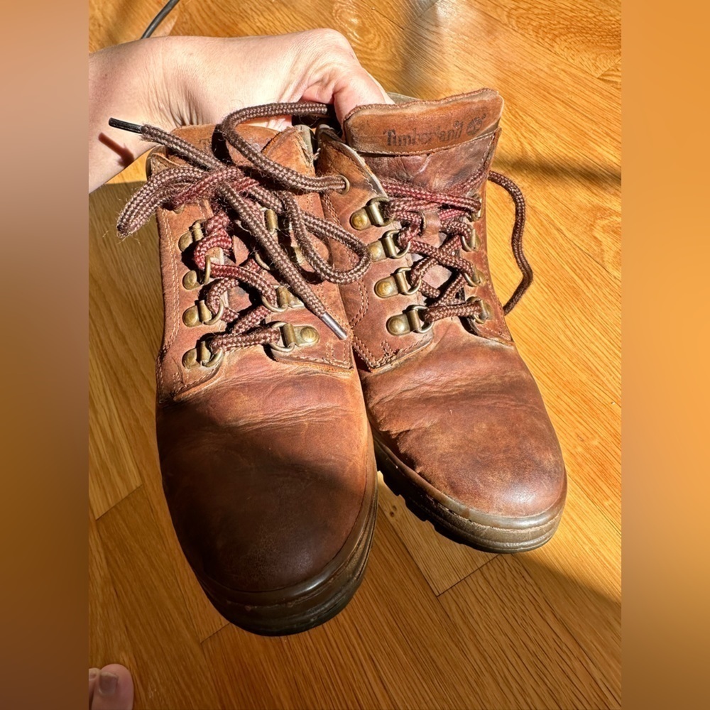 Timberland Ankle Boots Lace-up Hiking size US 8M Vintage Rugged Gorpecore shoes  - Picture 6 of 12